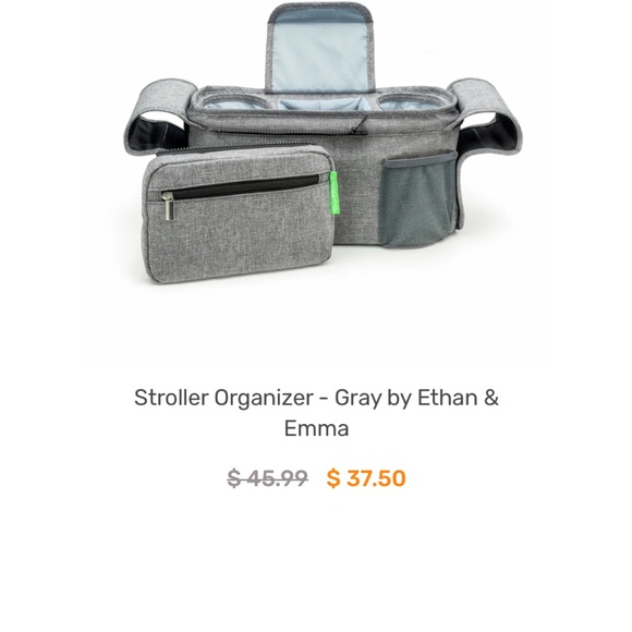 Ethan and Emma Stroller organizer- used maybe 3 times - Picture 5 of 5
